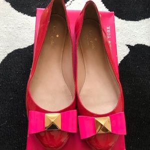 Kate spade ballet flats barely worn 9.5m